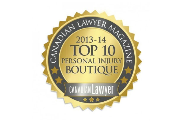 Canadian Lawyer Recognizes Oatley Vigmond as One of the Top 10 Personal Injury Law Firms