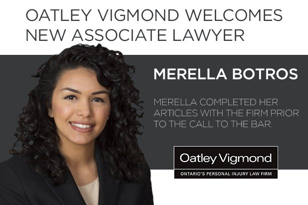 Oatley Vigmond Welcomes New Associate Merella Botros