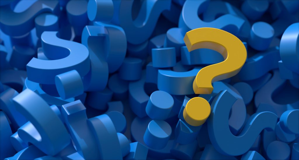 Question mark banner