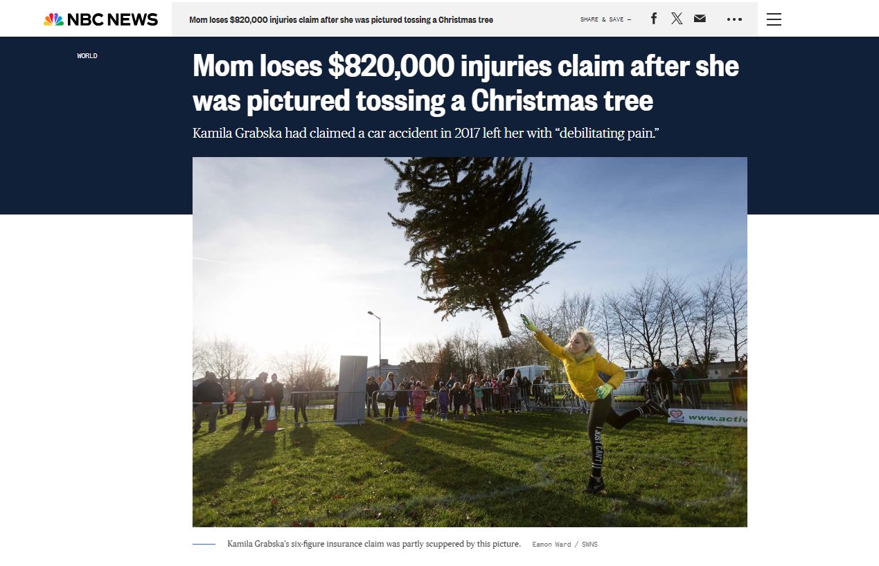 Viral Tree-Throwing Story Offers Lessons to Plaintiffs Everywhere