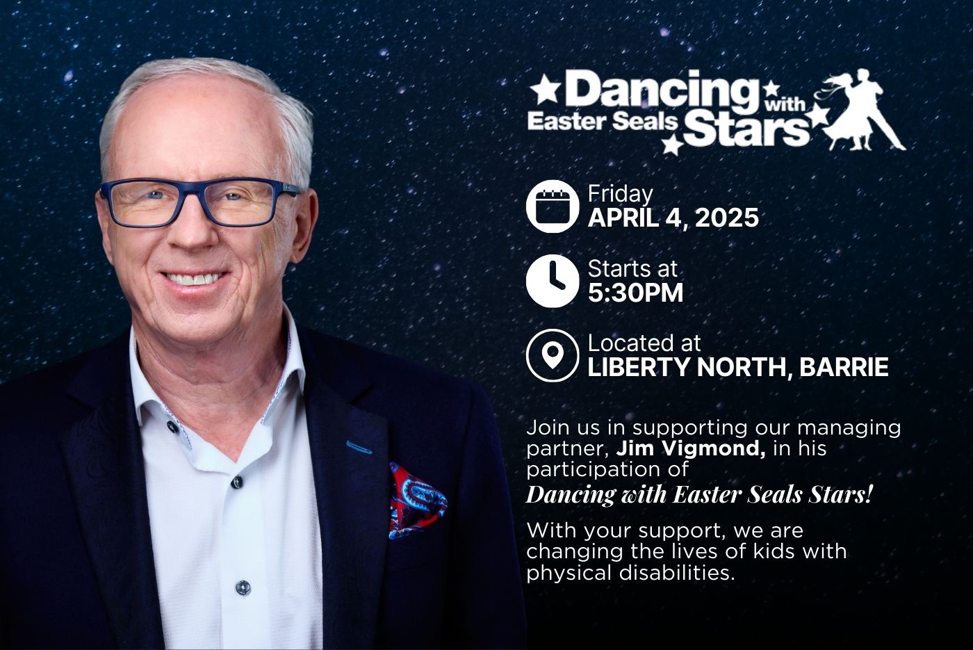 Dancing With Easter Seals Stars with Jim Vigmond!