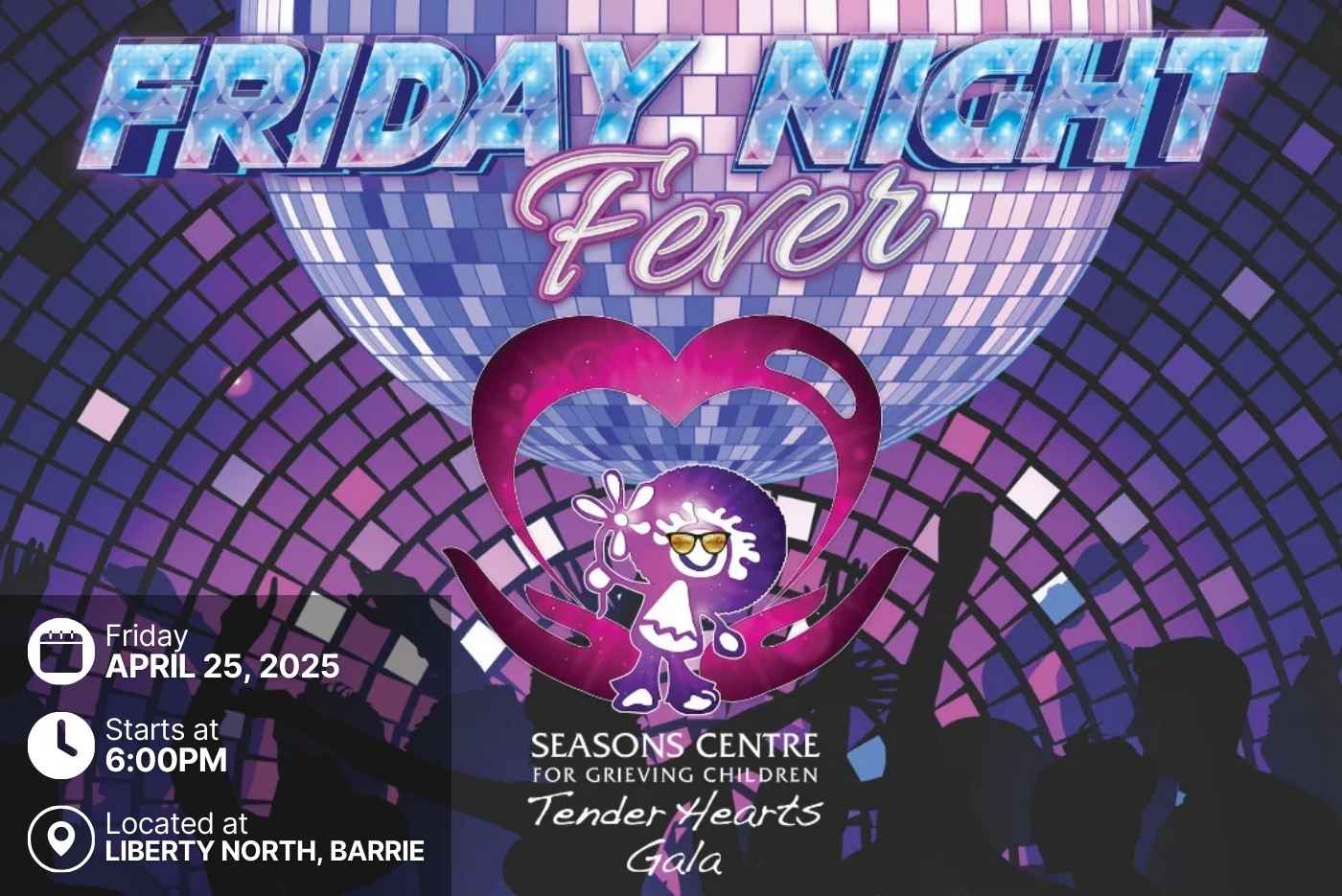 Friday Night Fever – Seasons Centre For Grieving Children’s Tender Hearts Gala